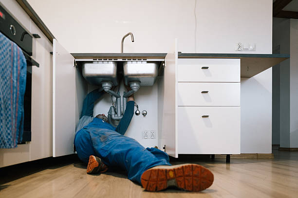 Professional Pipe Repair technician working in Reading, MA